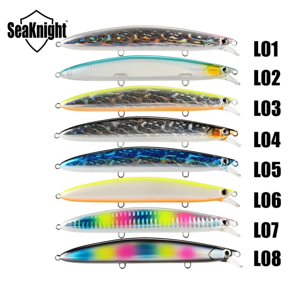 Leurre Minnow Hard Bait SeaKnight SK008 20g 125mm pour Carpe et Traque Longue Portée, Pêche en Eau Profonde