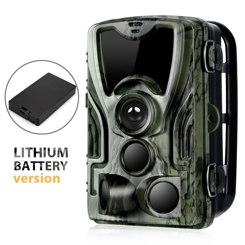 Caméra HC801ALI 16MP 1080P étanche avec batterie 5000mAh déclenchement 0.3s pour faune France