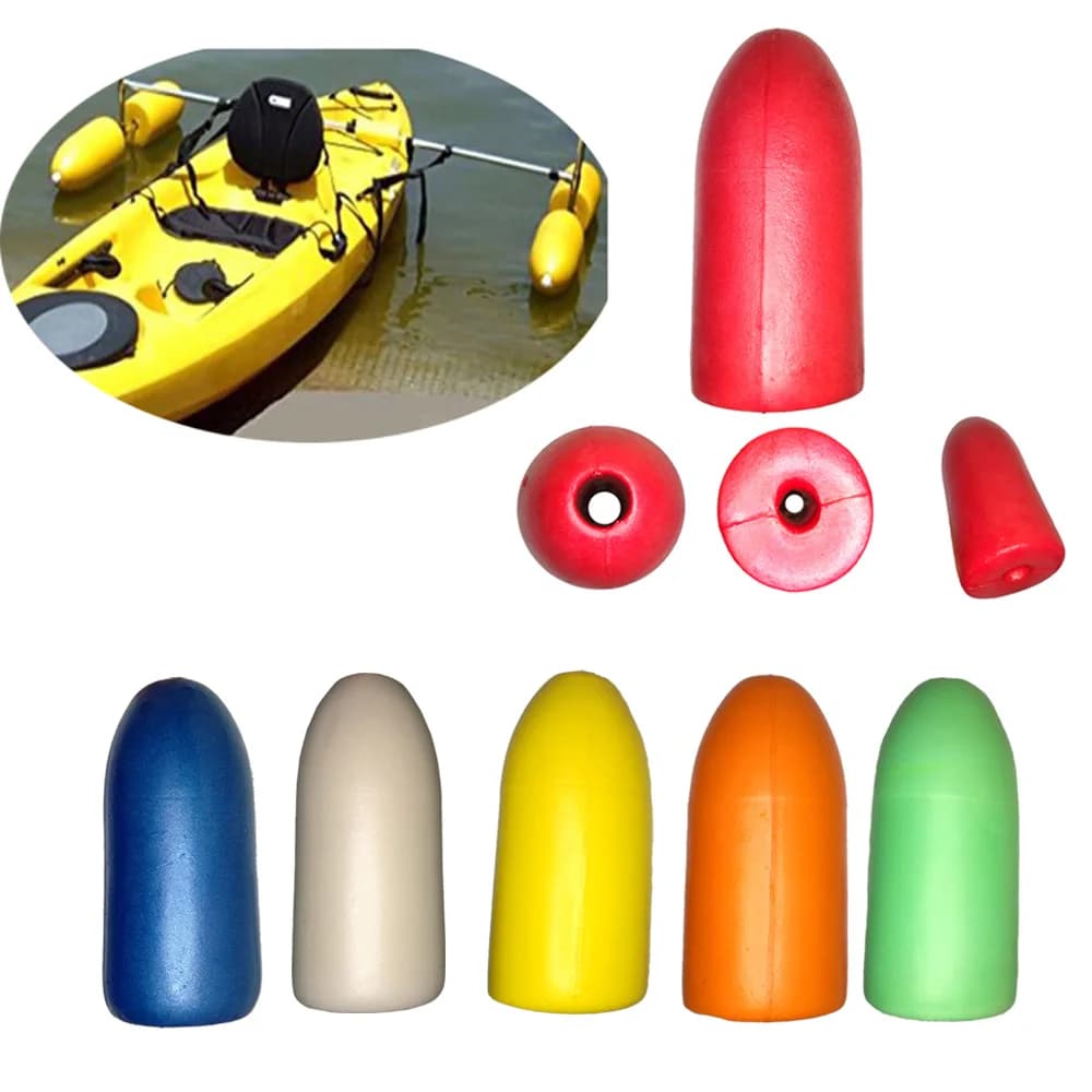Stabilisateur flottant PVC mousse pour kayak, canoë - 6 couleurs - bouée de pêche debout