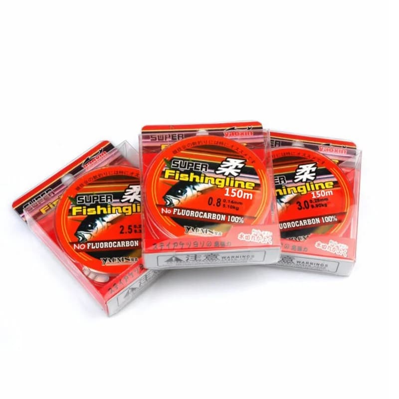 Fluorocarbone transparent 150m pour pêche professionnelle résistant ligne nylon japonais haute résistance
