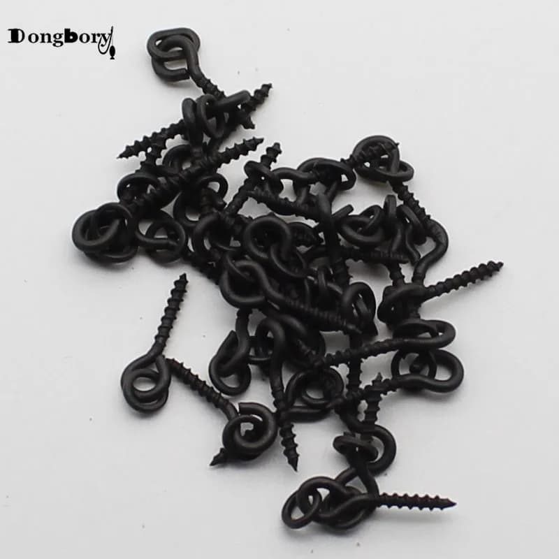 20 PCS montage cheveu Ronnie Chod pour carpe avec hameçons à vis et pop-up boilies