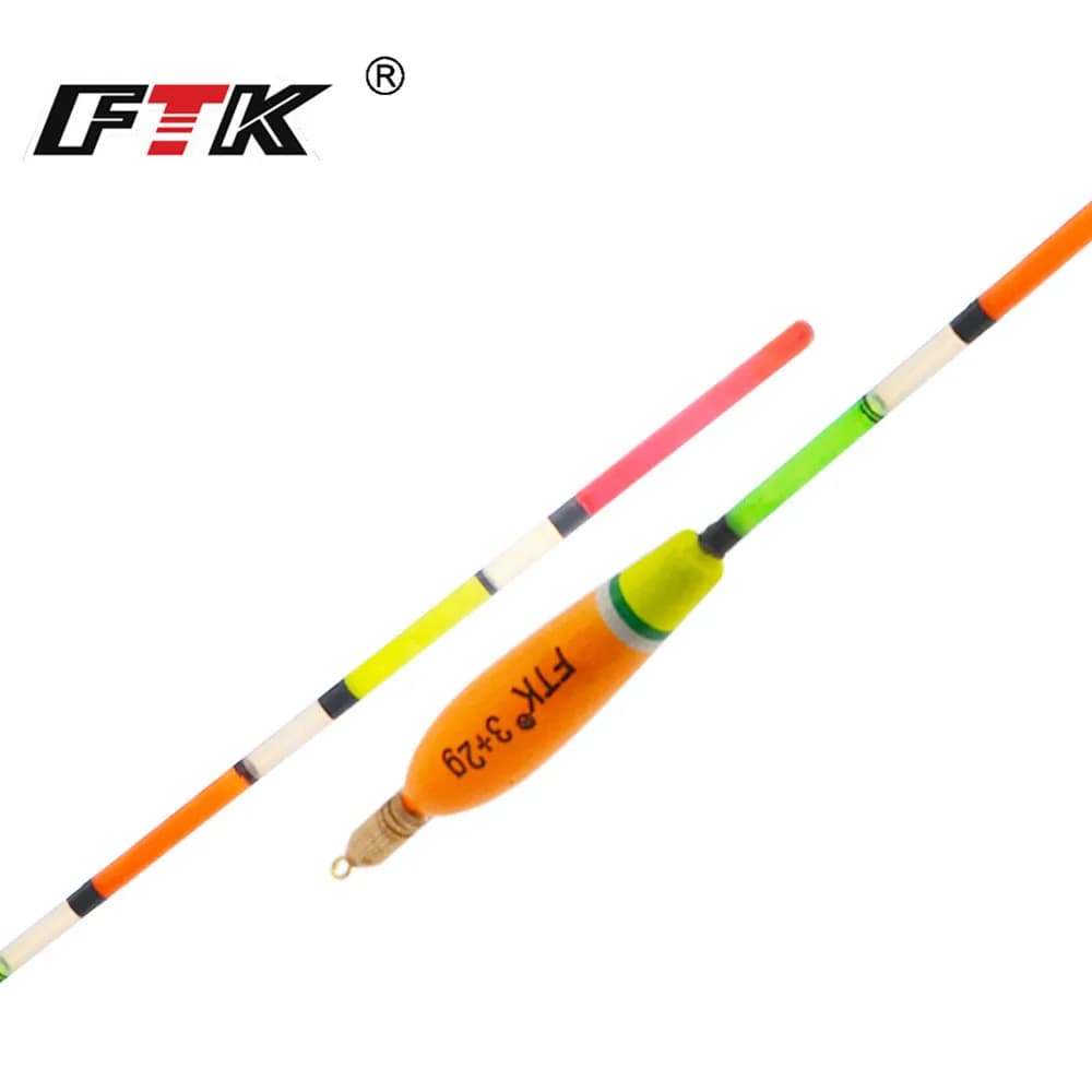 Lot de 5 flotteurs Barguzinsky Fir Vertical Pesca 3+2g 4+2g 5+2g 6+2g pour la pêche à la carpe