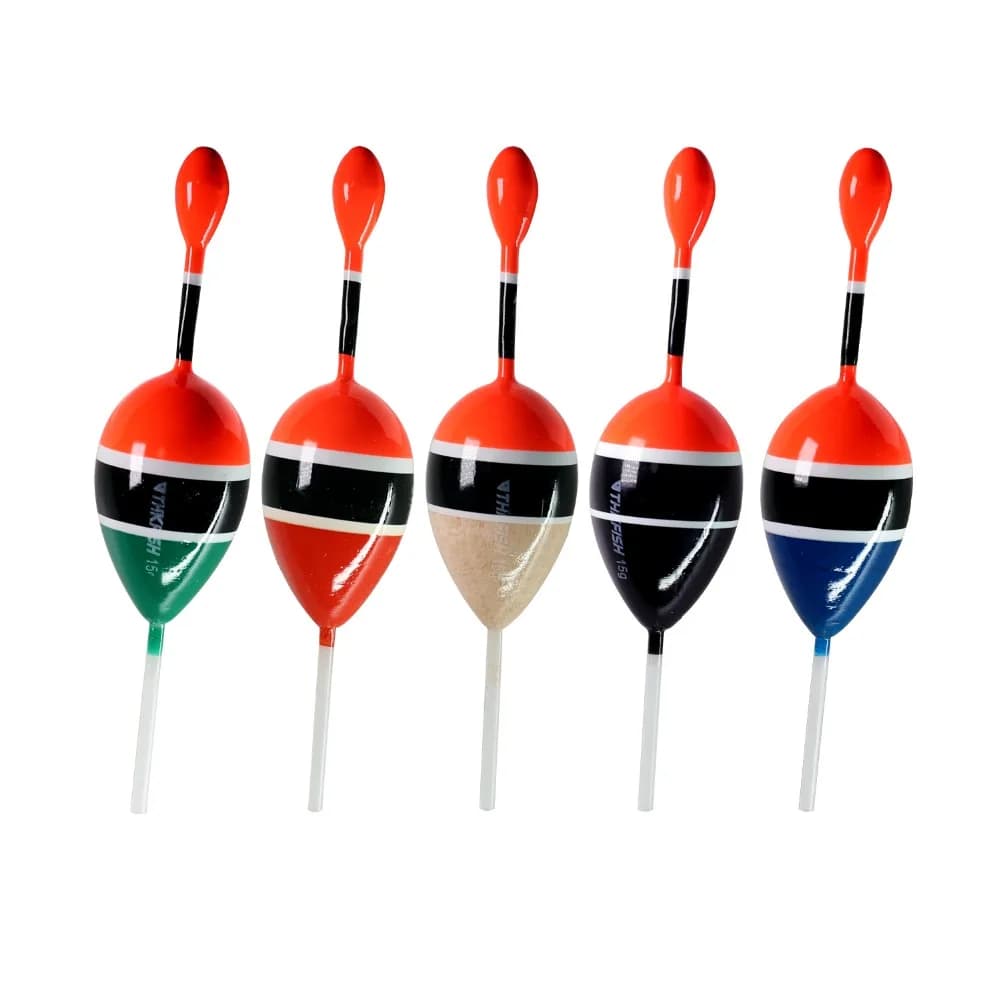 5 flotteurs coulissants en liège balsa 15g et 5g pour pêche en mer et eau douce,