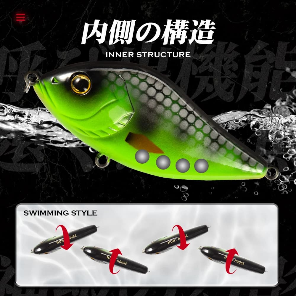 Leurre de pêche leurre brochet crankbait pencil wobbler 70mm 17g 100mm 47g pour carnassiers