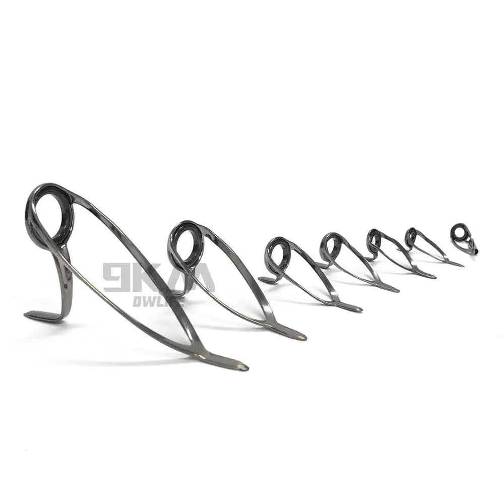 14 guides de canne pêche mer acier inoxydable 4-14mm accessoires remplacement réparation anneaux céramique