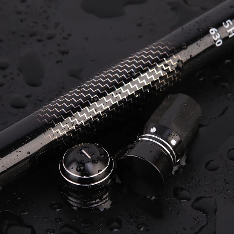 Canne télescopique ultra-légère ruisseau main carbone eau douce carpe feeder 3-8m hiver pêche nomade compacte