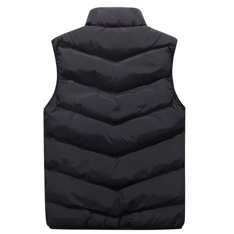 Veste sans manches homme grande taille 8XL en coton épais, manteau décontracté et gilet matelassé