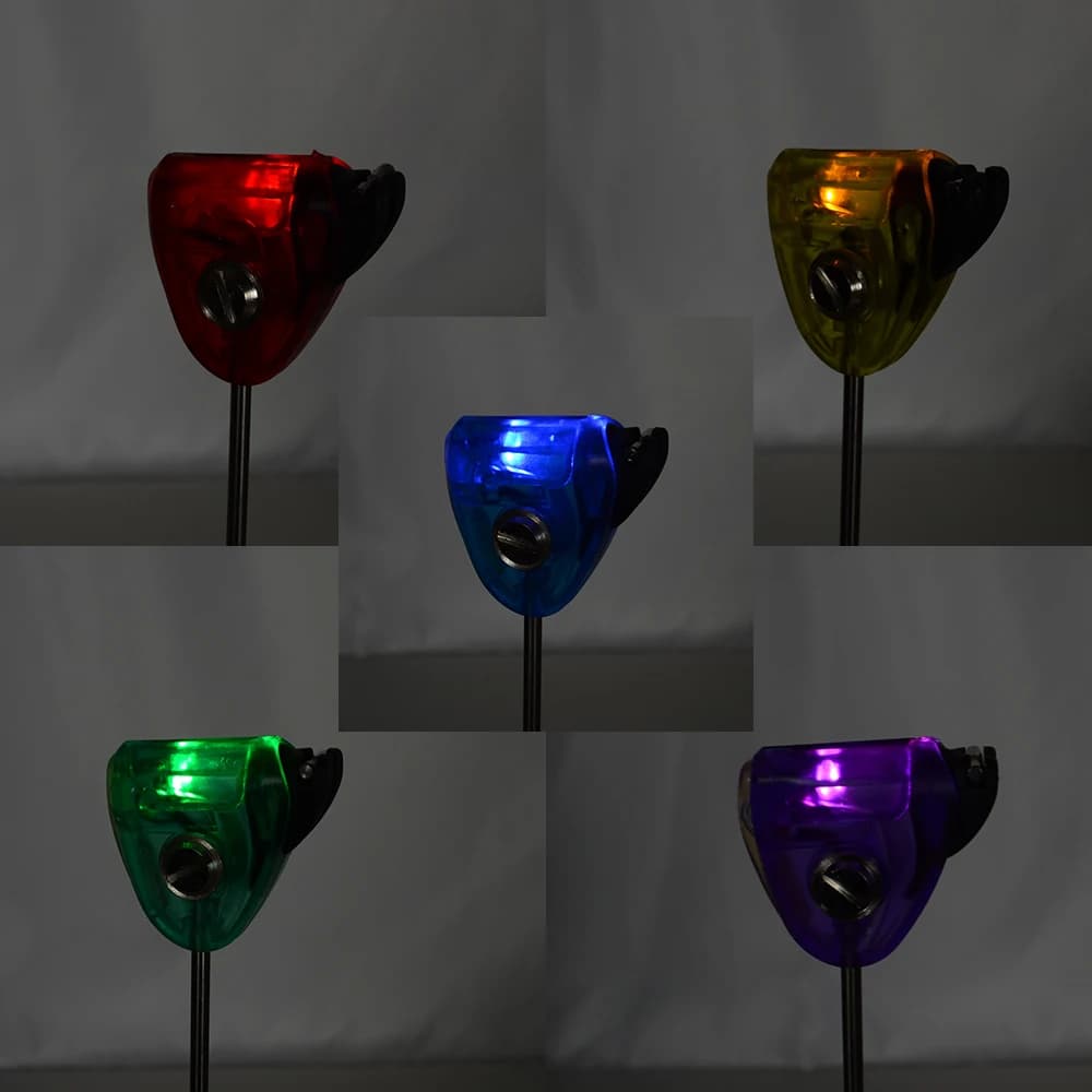 Alarme Swinger LED colorée pour pêche carpe avec indicateur lumineux - Accessoire pêche multicolore