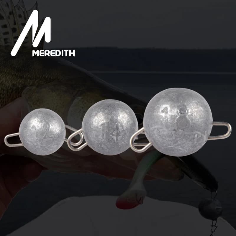 Têtes plombées MEREDITH 2g-18g jig head plomb balle eau profonde leurres souples pêche