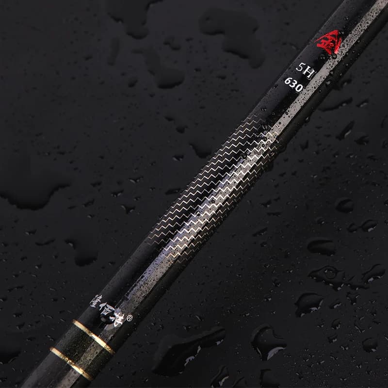 Canne télescopique ultra-légère ruisseau main carbone eau douce carpe feeder 3-8m hiver pêche nomade compacte