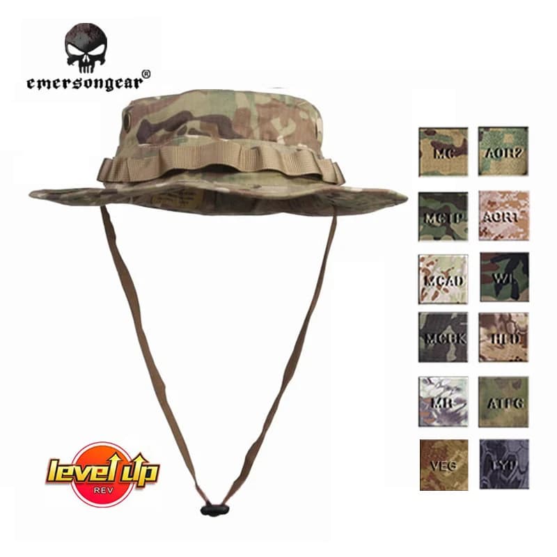 Casquette tactique EmersonGear Combat Bonnie EM8740 pour pêche, randonnée et airsoft - Protection optimale