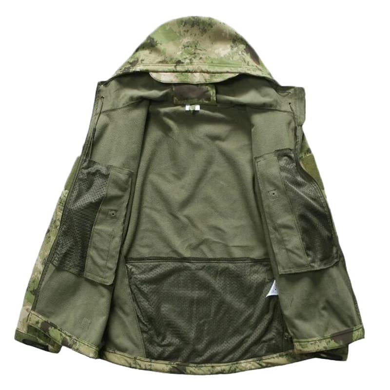 Ensemble veste softshell tactique TAD Gear camouflage - Veste et pantalon pêche camping imperméable