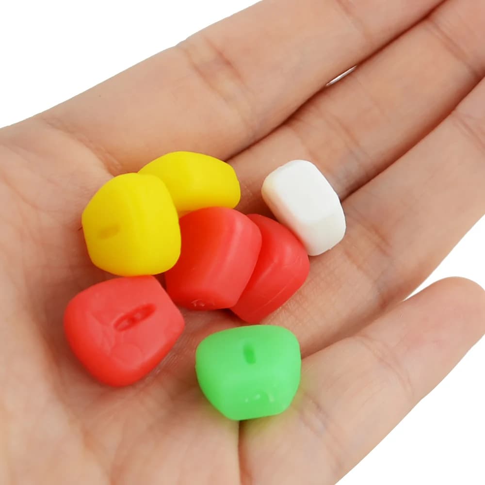 30 appâts carpe pop-up maïs multicolores - Leurres artificiels souples pêche France