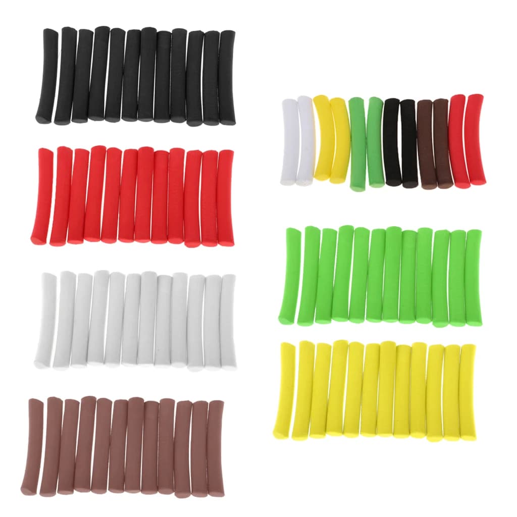 12 bâtonnets flottants zig rig 8mm pour pêche carpe - pop up foam sticks appâts légers