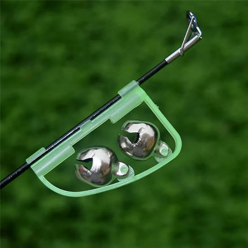 Alarme de pêche lumineuse en acier inoxydable pour brochet et carpe - Accessoire anti-dérapant pour canne