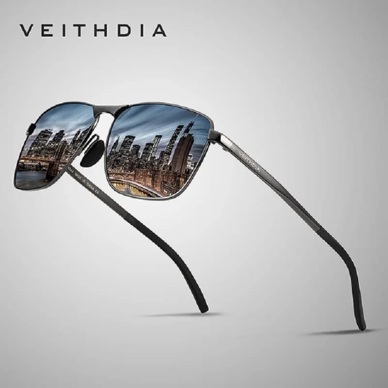 Lunettes de sport vintage VEITHDIA pour pêche - Lentilles polarisées UV400 V2462