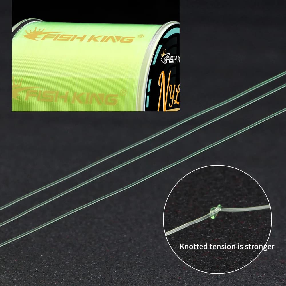 Ligne de pêche monofilament nylon Japan super résistante 300m 500m pour la pêche à la carpe