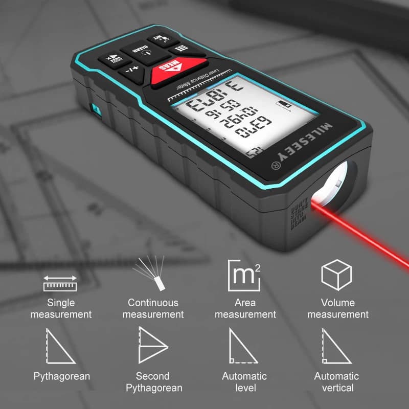 Télémètre laser Mileseey X5/X6 professionnel rechargeable - Précision 40 à 100 mètres pour pêche