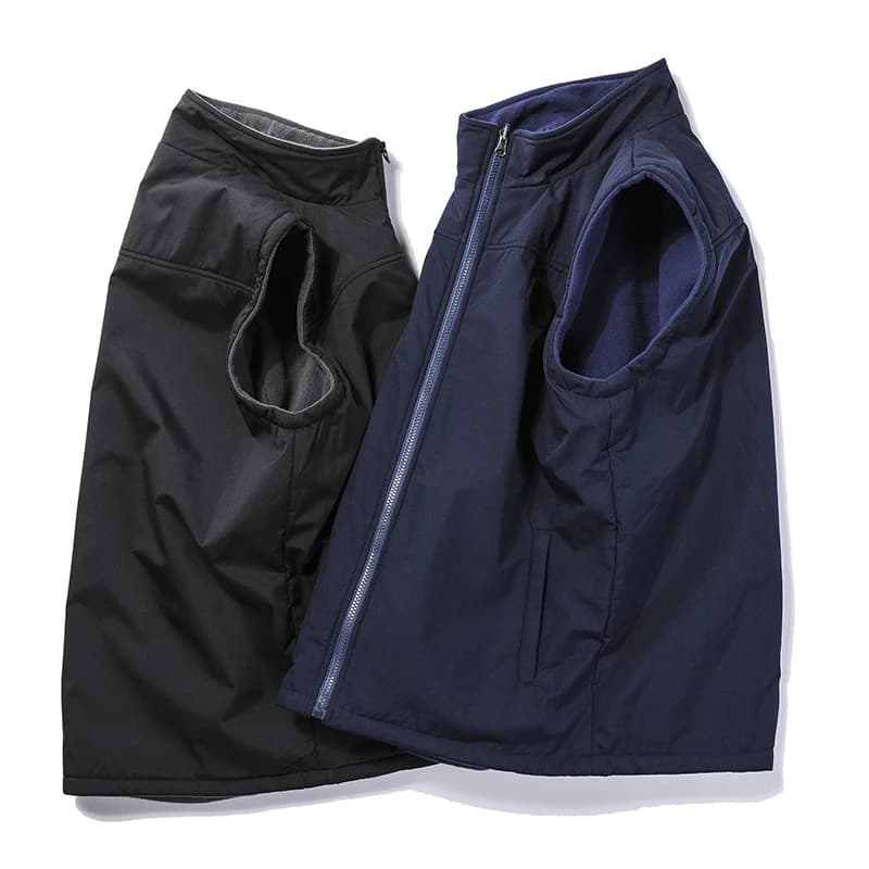 Veste polaire chaude sans manches homme hiver pour pêche et loisirs en plein air