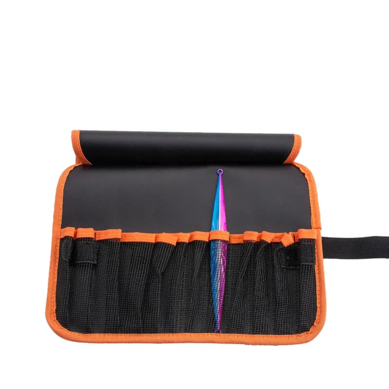 Sac de pêche leurres métalliques 31x23 cm pour jigging et appâts, bagagerie technique pêche