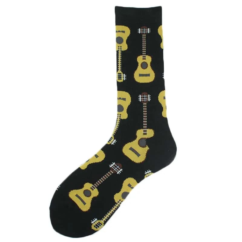 Chaussettes décalées drôles aliens dinosaures requins unisex skateboard designs originaux