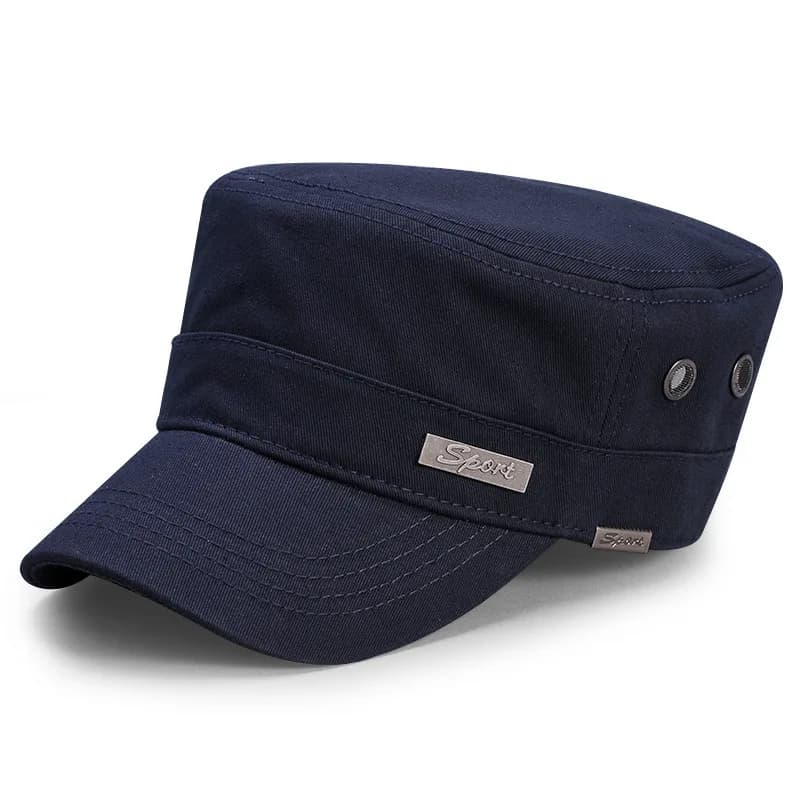 Casquette militaire grande taille Spring Big Head pour pêche - Modèle armée avec mesh ventilé 55-65cm