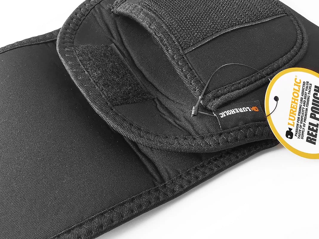 Pochette de protection néoprène épaisse pour moulinet LUREHOLIC - Housse isolante pour moulinets spinning et casting