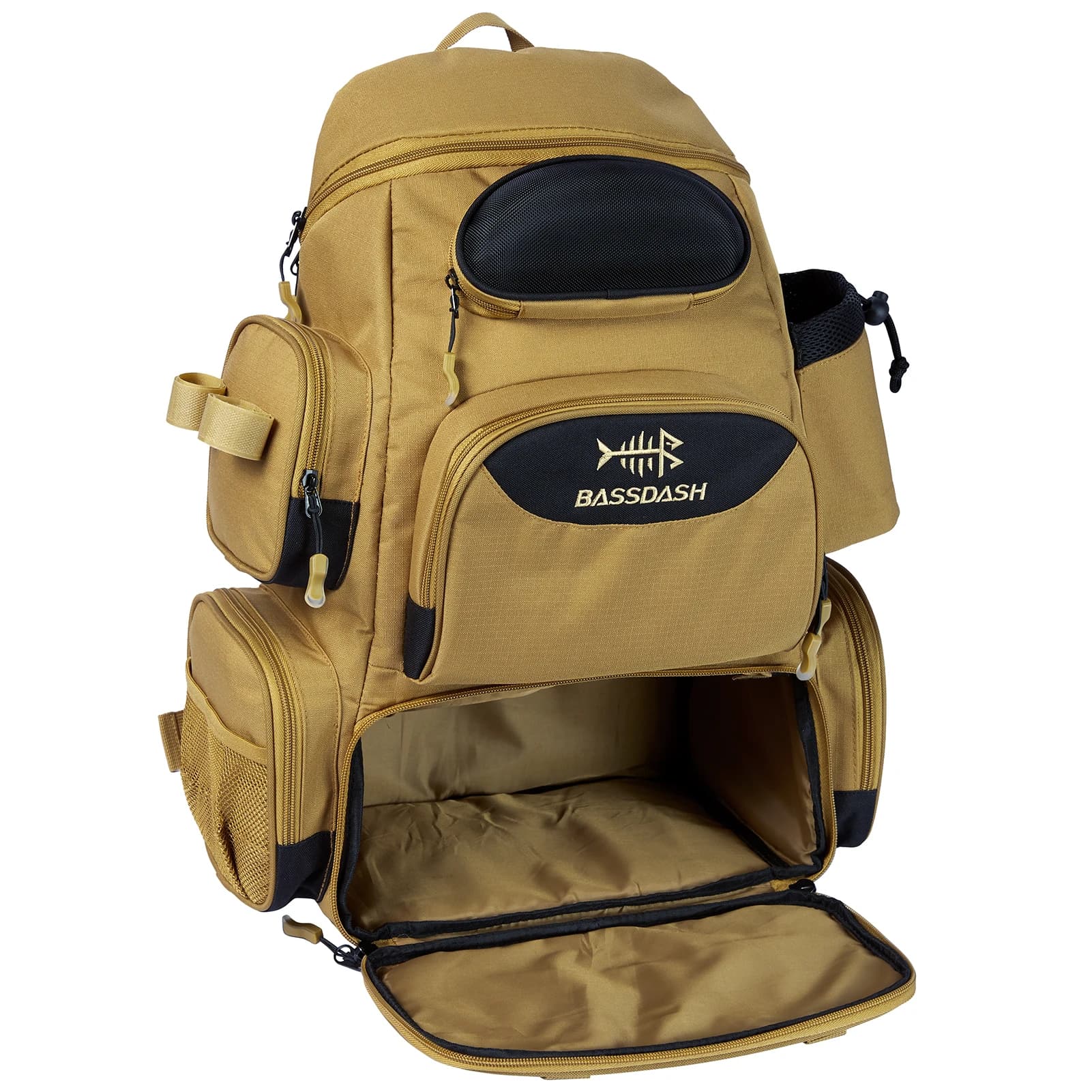 Sac à dos pêche Bassdash : backpack technique pour matériel de pêche avec organisation optimisée