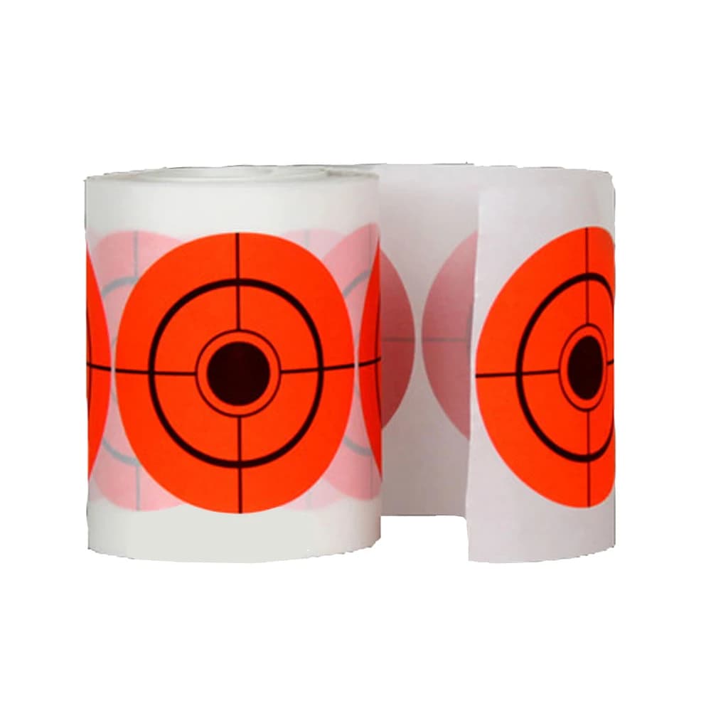 250 autocollants cibles de tir 2 pouces par rouleau pour pistolet à plombs et BB en acier ou plastique