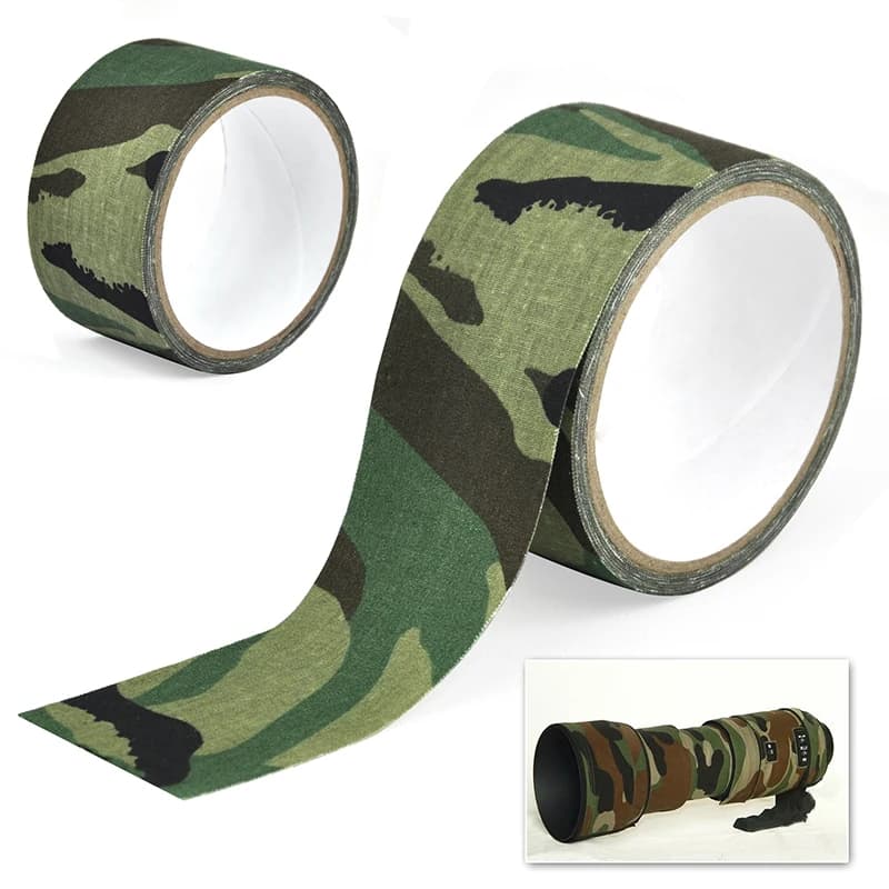 Ruban camouflage adhésif étanche - Bandes de camouflage durable pour équipement de chasse