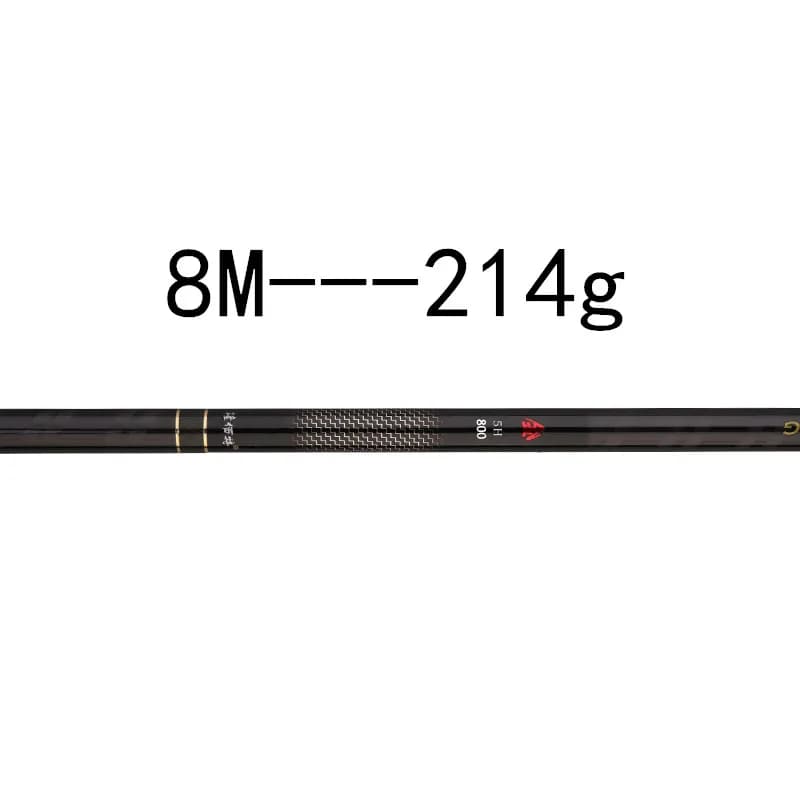 Canne télescopique ultra-légère ruisseau main carbone eau douce carpe feeder 3-8m hiver pêche nomade compacte