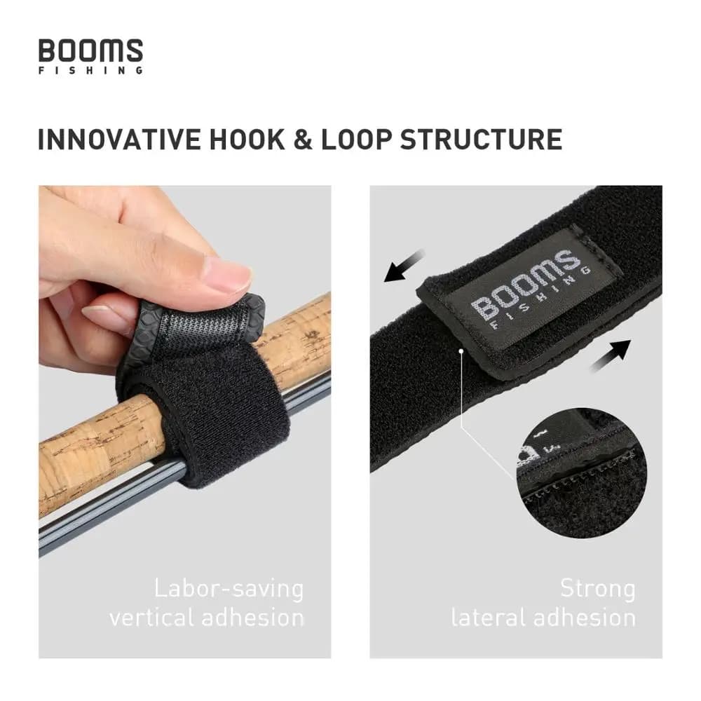 Ceinture porte-canne RS3 Booms Fishing avec bretelles - Support canne à pêche réglable pour pêche itinérante