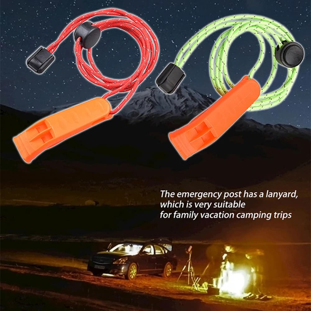 Lot de sifflets de sécurité étanches pour kayak, plongée et survie - Urgence outdoor 5 pièces