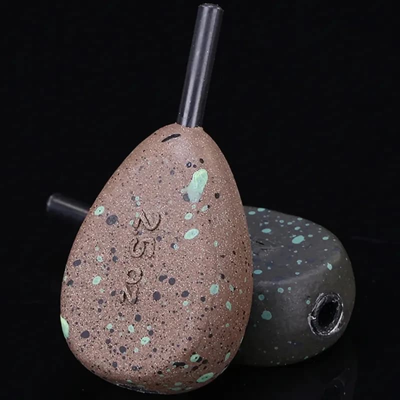 Plombs WEIHE 2-3 oz écologiques - Poids de pêche pour carpe - Accessoires pesca sans impact environnemental