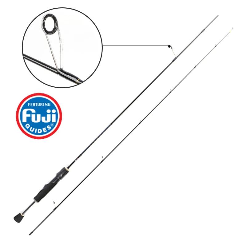 Canne à pêche ultralégère MIFINE PEGASUS UL 0.8-3.5g carbone 30T pour truite avec anneaux Fuji/RA