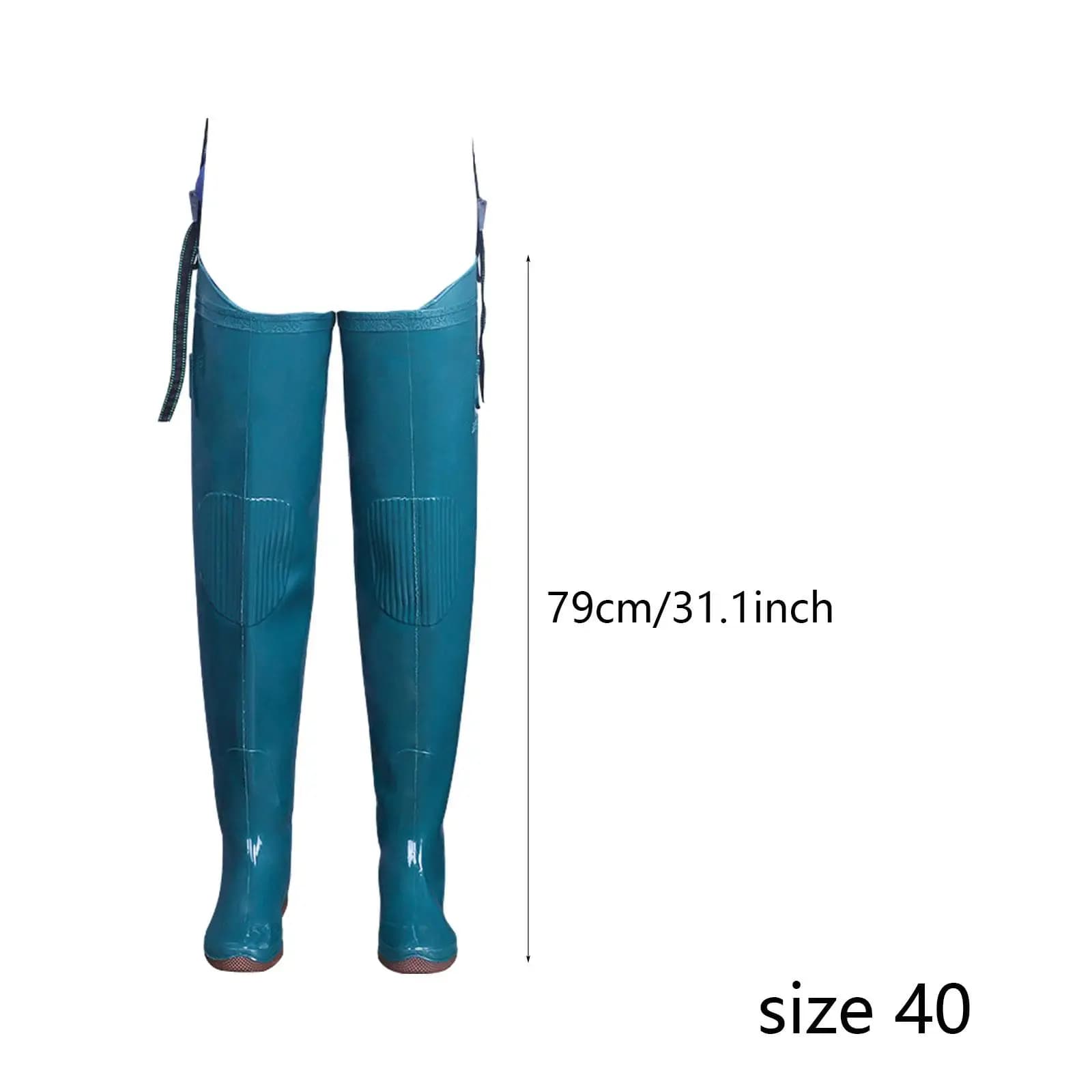 Bottes de pêche hautes genouillères imperméables pour rivière, jardinage et pluie