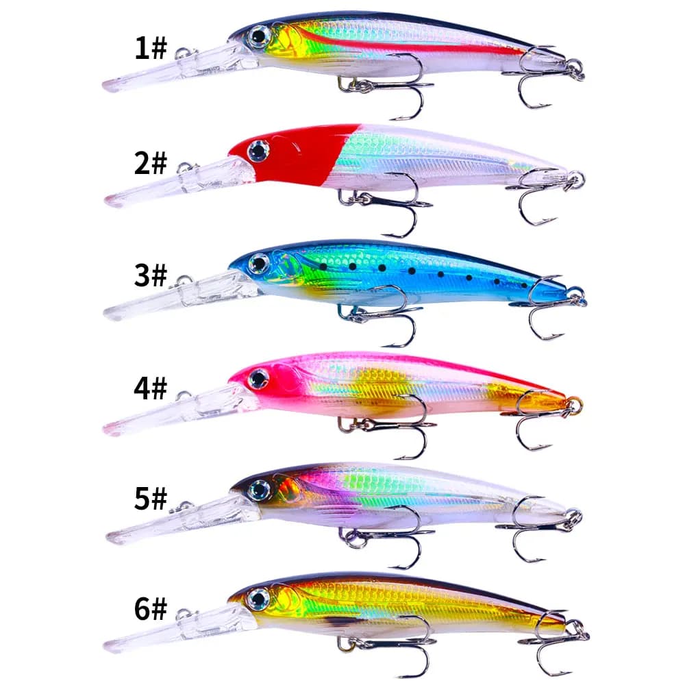 Leurre dur crankbait 17cm 30g pour brochet sandre et bar, appât wobbleur grande plongée
