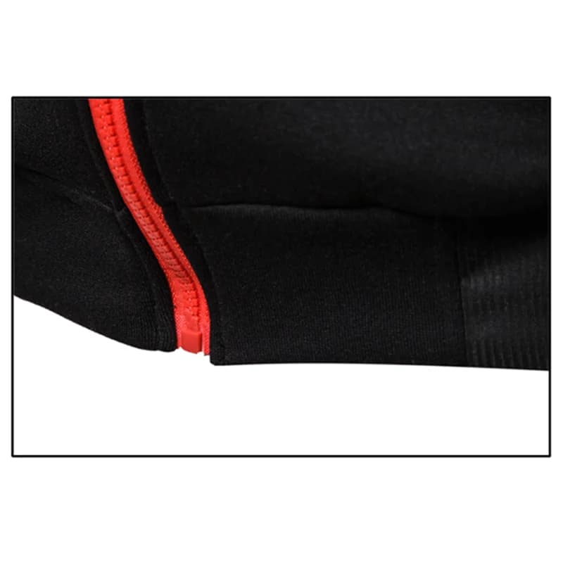 Sweatshirt à capuche homme impression loup - Veste zippée confortable pêche automne hiver