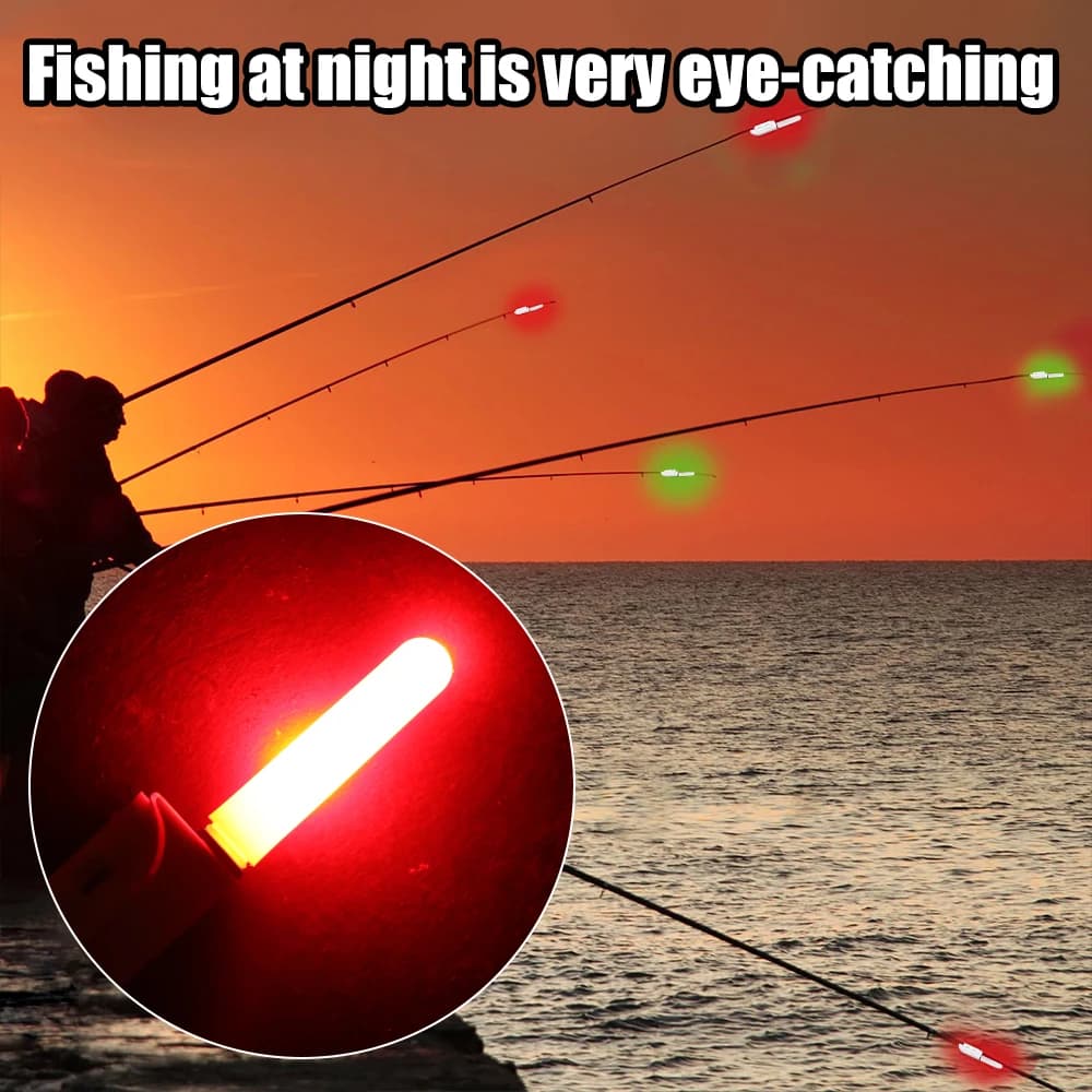 Lampe LED amovible pour canne à pêche CR425, flotteur lumineux étanche pour pêche de nuit et rockfishing