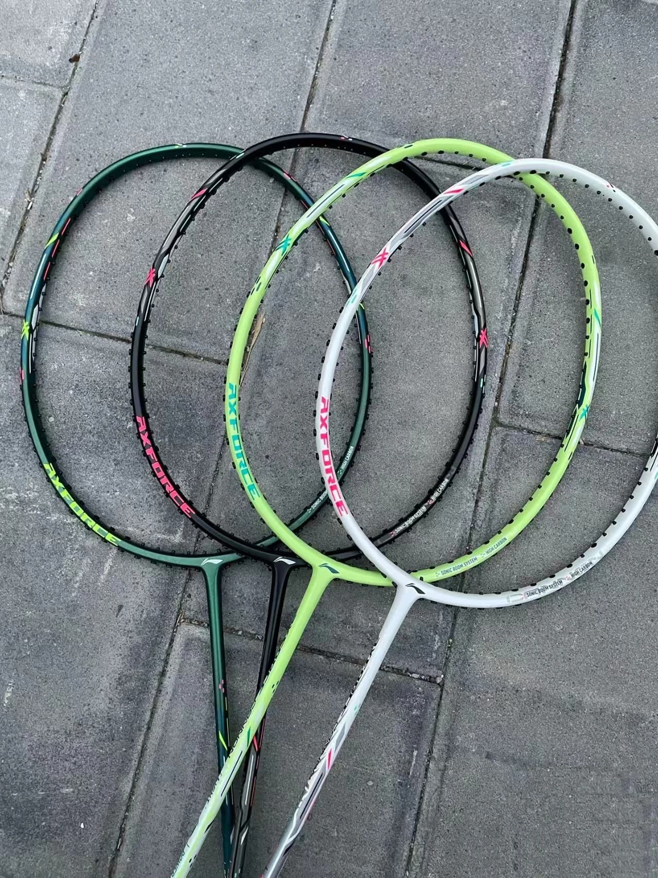 Raquette badminton Li-Ning AXFORCE Canon carbone haute rigidité Super-Nano professionnelle authentique