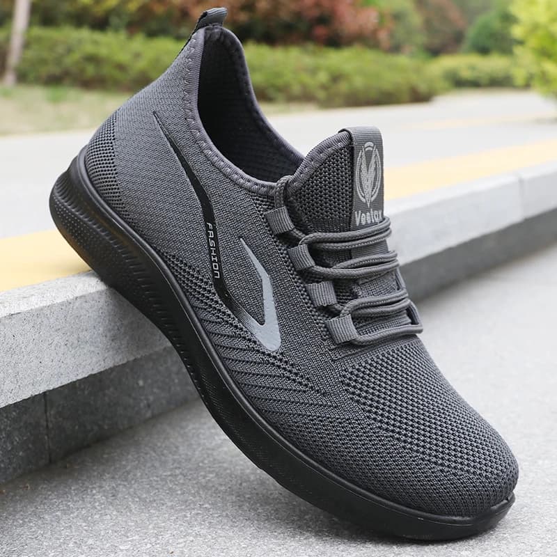 Chaussures running homme pêche légères - Baskets tressées respirantes antidérapantes sport