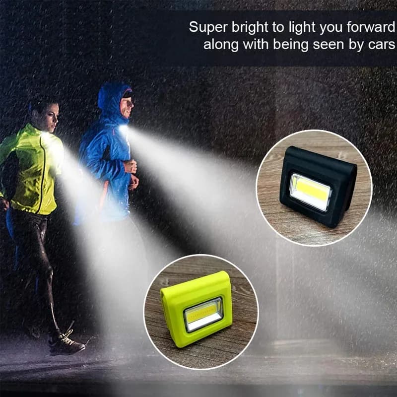 Lumières de sécurité LED clip silicone pour sac à dos pêche nocturne portable magnétique
