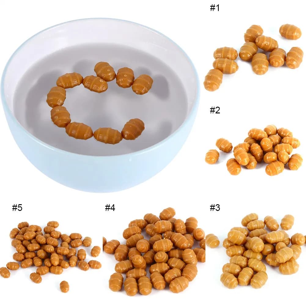 10 à 50 pièces appâts tigernut artificiels flottants pêche carpe pellets bouillettes pop up