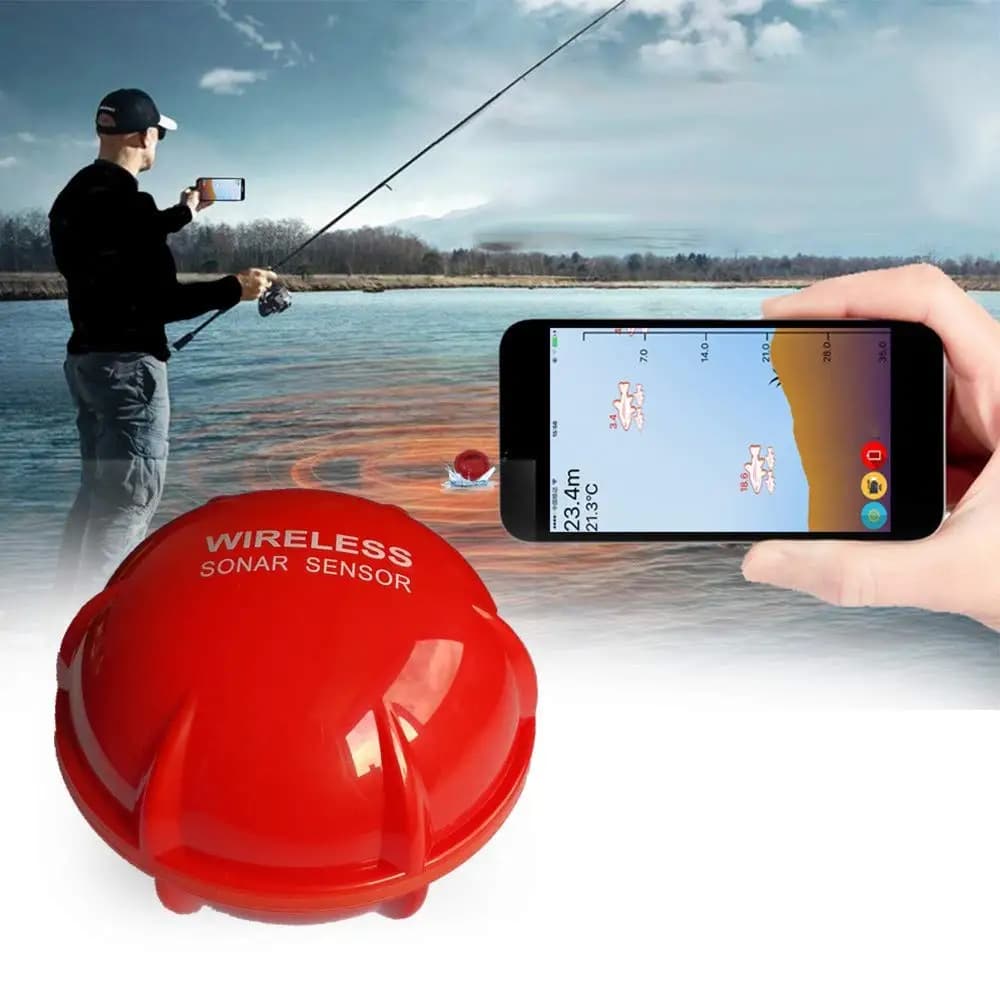 Sondeur de pêche sans fil FindFish avec capteur sonar pour exploration aquatique portable