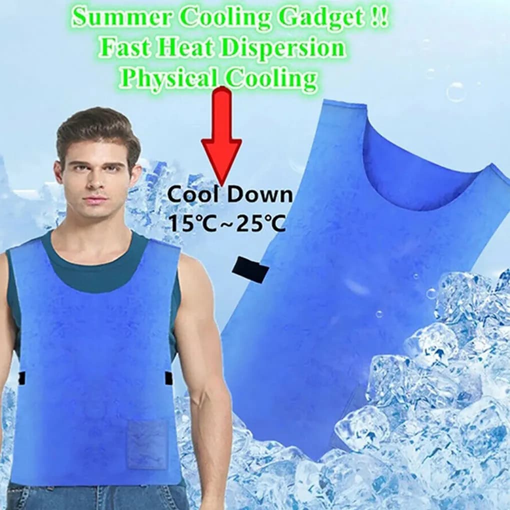 Gilet rafraîchissant d'été sans réfrigération, léger et confortable pour le sport et la pêche