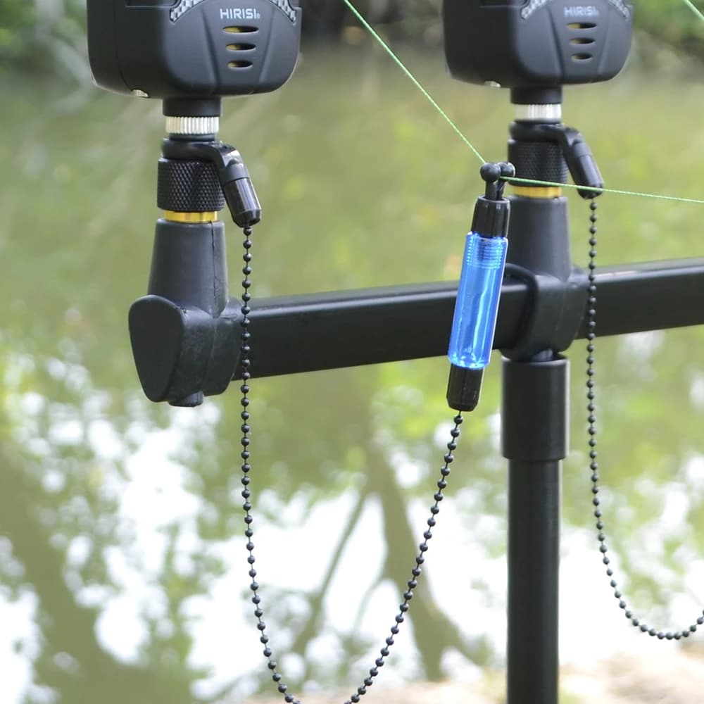 Set 4 swingers bobines Hirisi pour alarme pêche - Indicateur signal morsure accessoires pêche B2024