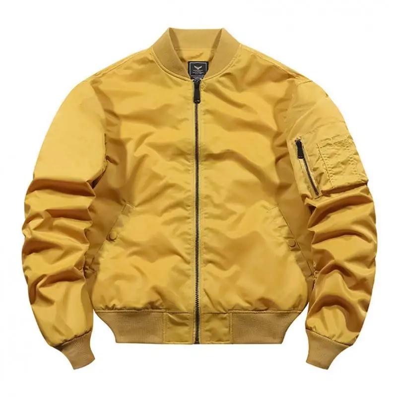 Bomber militaire unisexe printemps automne - Veste d'aviateur pour pêcheurs appréciant le style vintage fonctionnel