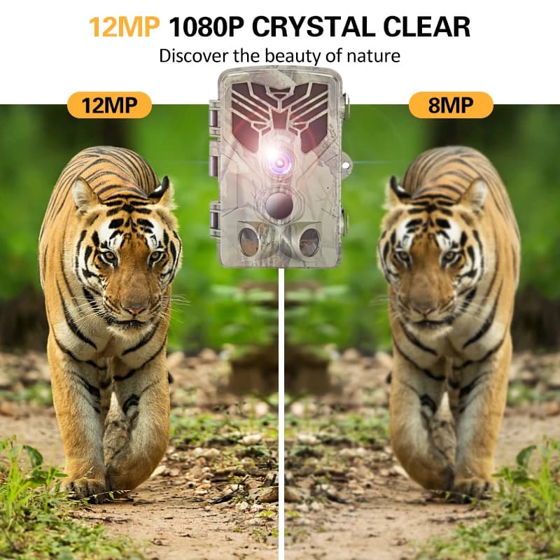 Caméra de traque chasse 20MP 1080P vision nocturne étanche détection mouvement pour observation faune