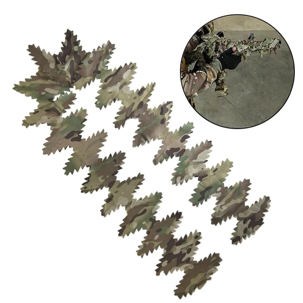 Bandes camouflage découpe laser 3D - Accessoires ghillie sac à dos chasse bricolage