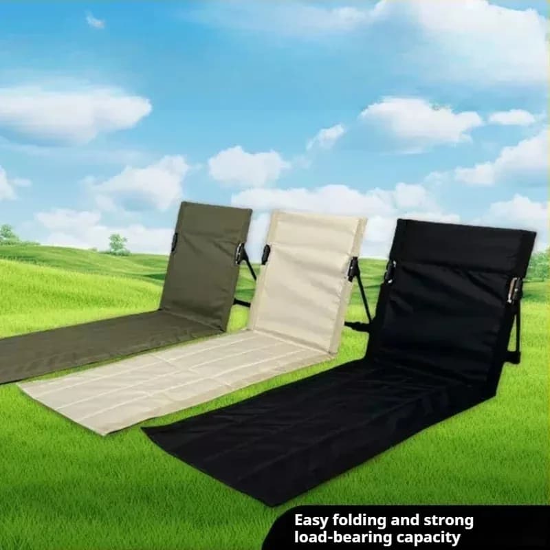 Chaise pliante de jardin et pêche légère avec dossier pour confort optimal en extérieur